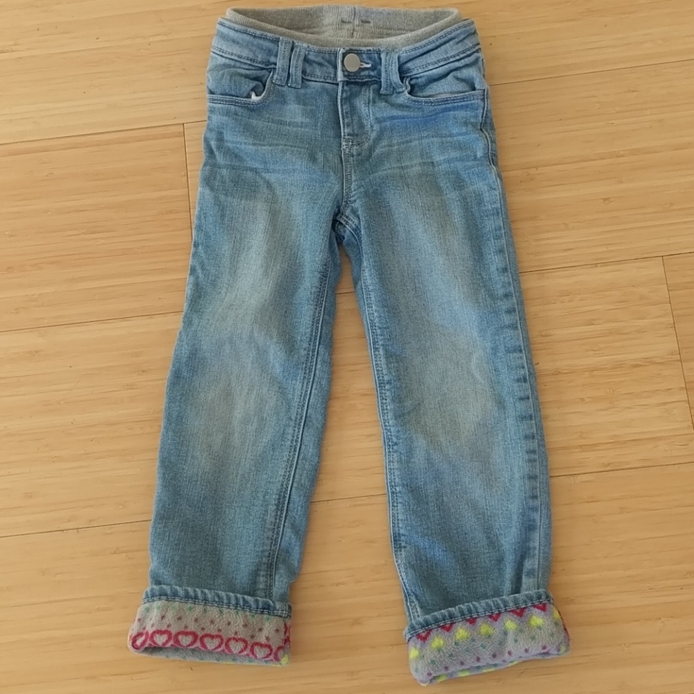 Gap fleece lined Jeans size 4yrs